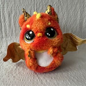 Hatchimals Alive! Flame the Fire Draggle Interactive Plush Dragon Toy